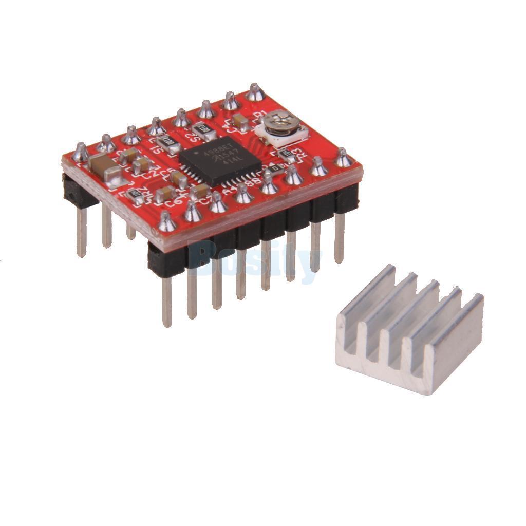 3D 프린터용 스태퍼 모터 드라이버 모듈 / A4988 Stepper Motor Driver Module for 3D Printe With Heat Sink