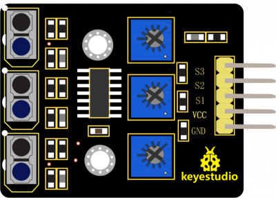 Keyestudio 3 채널 라인 트레킹 모듈