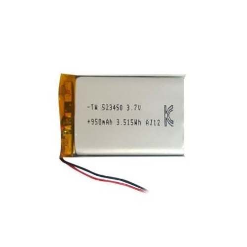 리튬폴리머 배터리 3.7V, 950mAh, KC인증