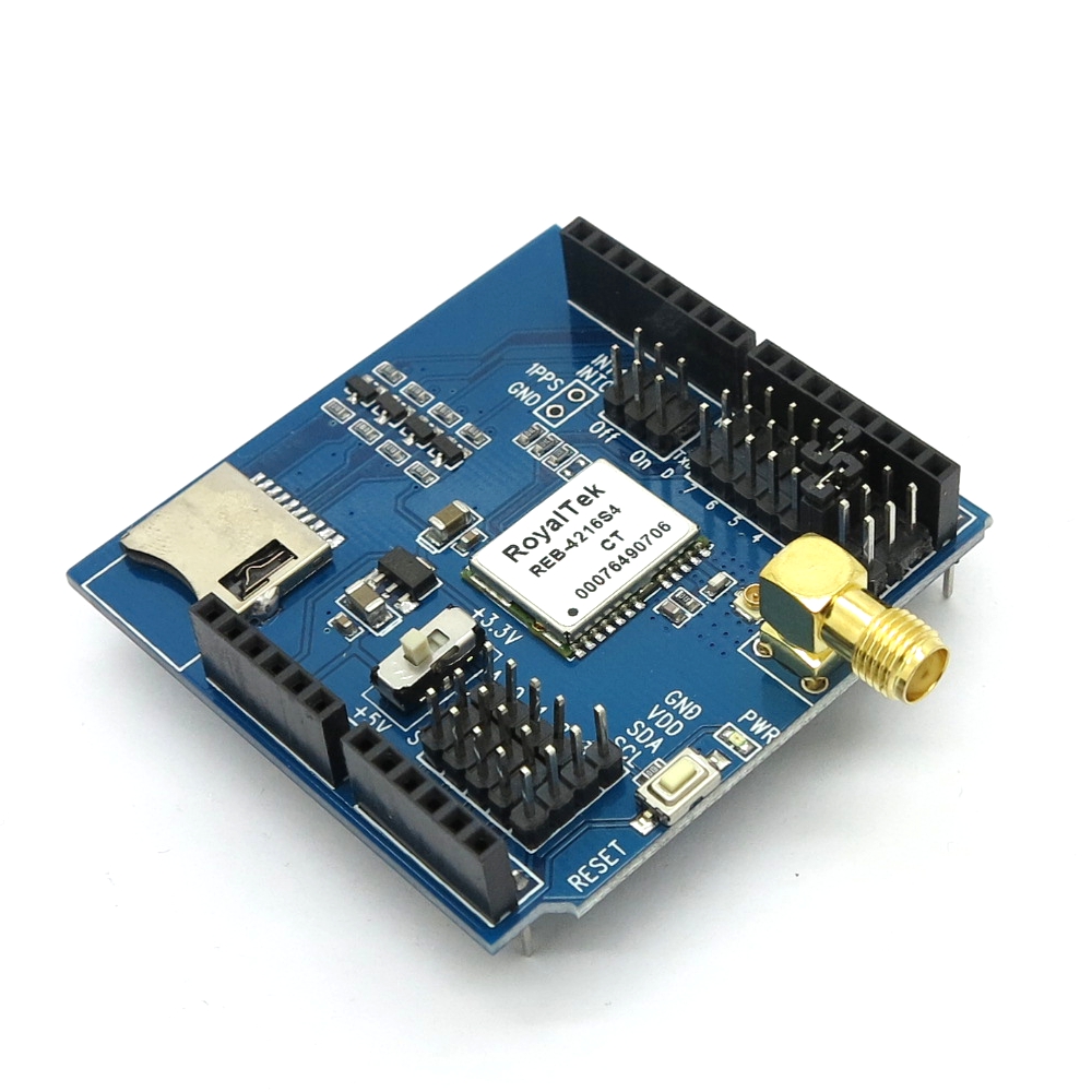 ITUAD RoyalTek REB-4216 GPS 쉴드 브레이크 아웃 보드, Arduino MEGA