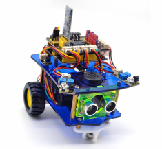 아두이노 데스크탑 미니 블루투스 스마트 로봇 카 키트 안드로이드&IOS 앱 지원 / Arduino mini blutooth Smart Robot Car Kit