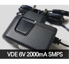 Wall-Mount Type 아답터 6V - 2000mA  (2A)